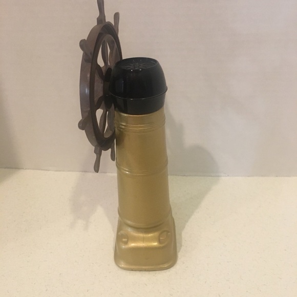 VTG 1980 Old Spice Ship’s Wheel Decanter Exc Cond - Picture 4 of 12